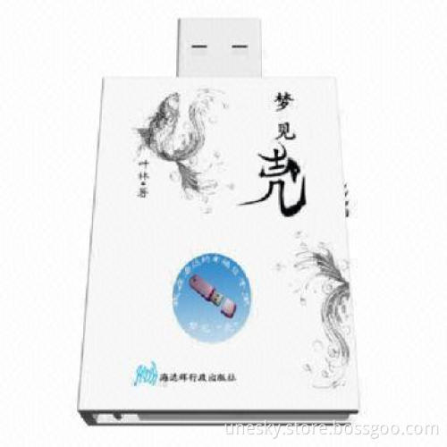 USB Flash Drive with 32MB to 16GB Storage Capacity, Supports Password Protection, Bootable Function